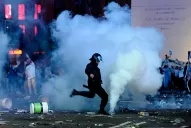 Las fotos de los destrozos en el Obelisco