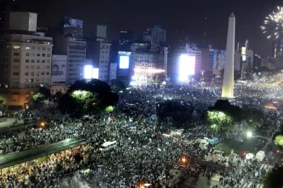 El lado negro de Argentina: caos en el Obelisco