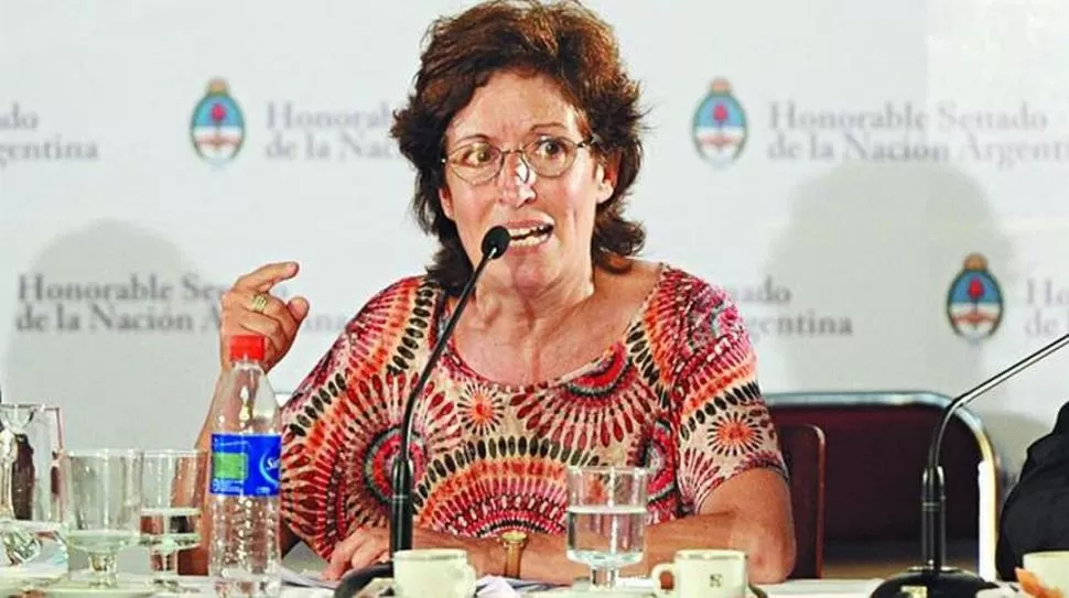 LAURA GINSBERG. “Queremos alcanzar justicia algún día”, manifestó. larazon.com.ar