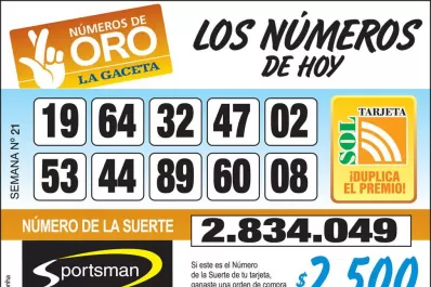 Los Números de Oro de LA GACETA