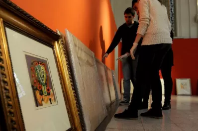 Hoy y mañana, taller para los chicos, jugando con la obra de Picasso