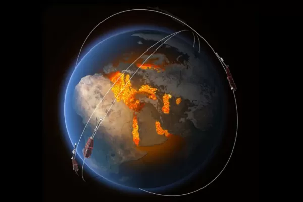 El campo magnético de la Tierra se debilita