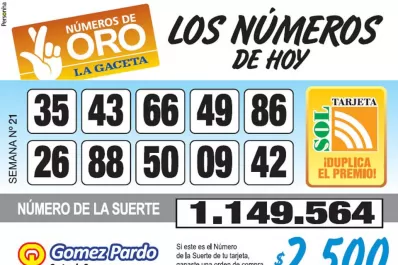 Los Números de Oro de LA GACETA