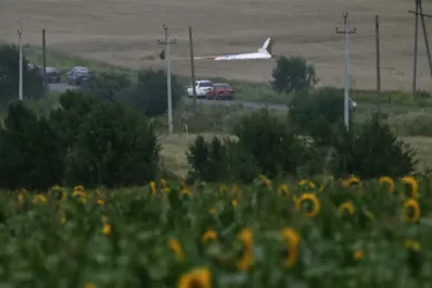 Hallan la caja negra de avión derribado en Ucrania