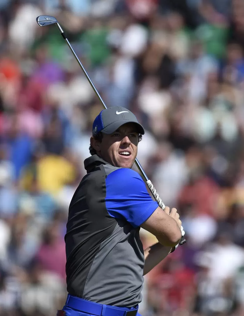 PERFECTO. Rory McIlroy hizo una vuelta con seis birdies en el Royal Liverpool. 