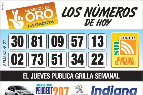 Los Números de Oro de LA GACETA