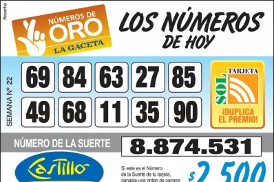 Los Números de Oro de LA GACETA