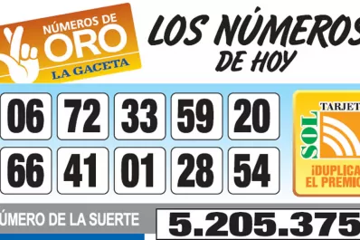 Los Números de Oro de LA GACETA