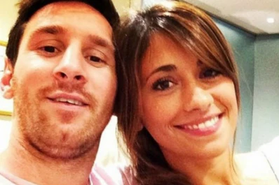 Lionel Messi y Antonella Roccuzzo, felices en Rosario
