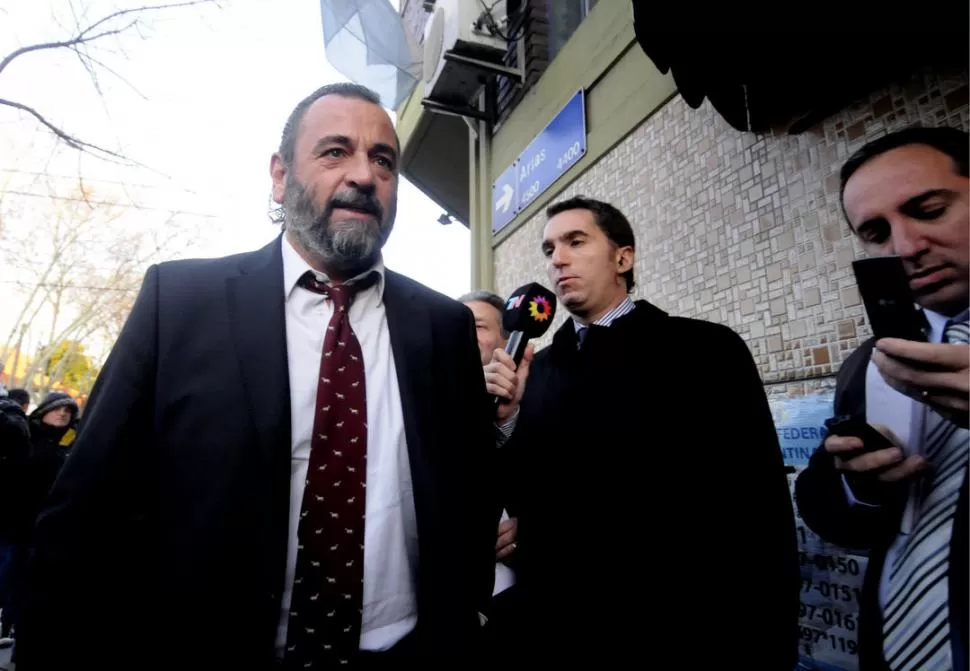 EL REGRESO. Campagnoli llegó ayer temprano a su despacho, convencido de que no cometió errores. dyn
