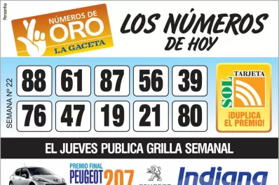 Los Números de Oro de LA GACETA