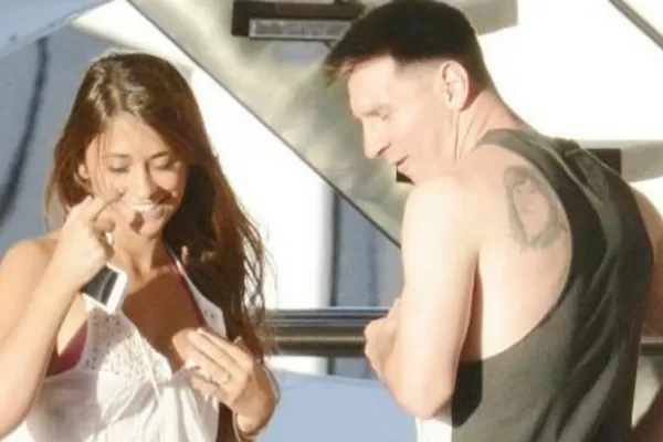 Las vacaciones de Messi y su familia en Italia
