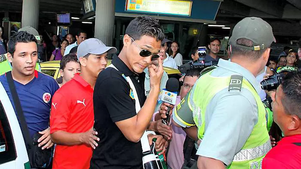 POR LA VUELTA. Téofilo Gutiérrez, un jugador conflictivo. FOTO TOMADA DE ELUNIVERSAL.COM.CO