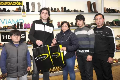 Zapatillas y abrigos para todos con el premio de Sportsman