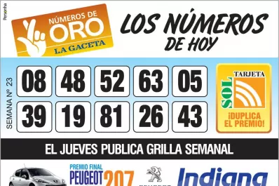 Los Números de Oro de LA GACETA