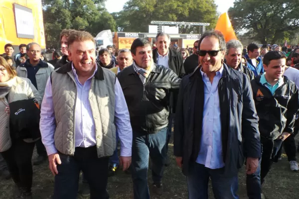 Daniel Scioli estuvo en el Rockea junto al intendente Domingo Amaya