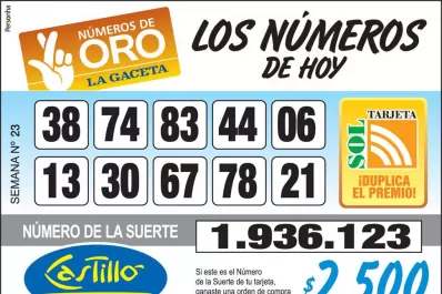 Los Números de Oro de LA GACETA