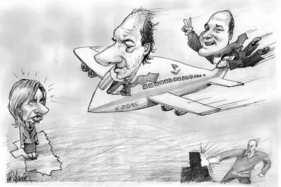 El candidato que no corre, vuela