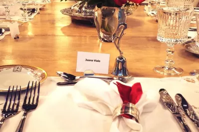 Así fue el debut de Juanita Viale en 'Almorzando con Mirtha Legrand'