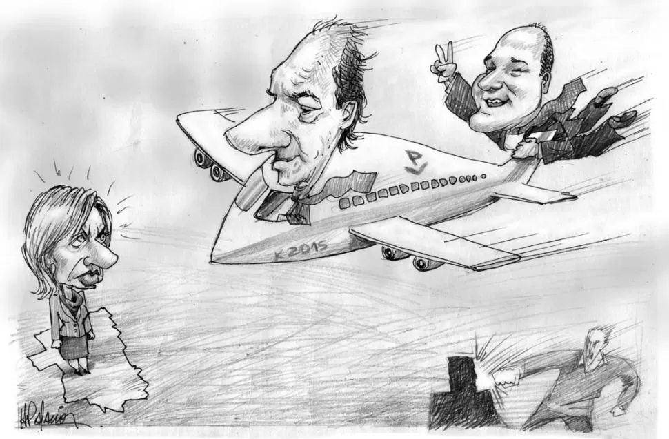 El candidato que no corre, vuela