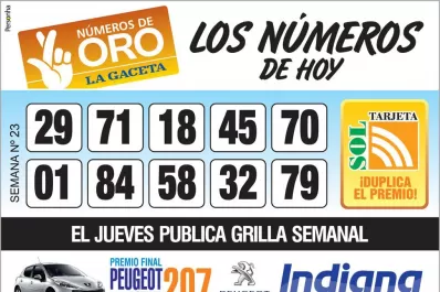 Los Números de Oro de LA GACETA