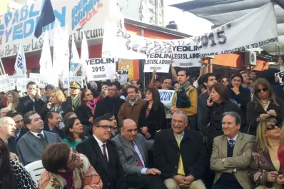 Yedlin inauguró su candidatura a legislador con el hospital Néstor Kirchner