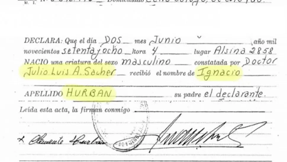 Difunden documentos que prueban la sustitución de identidad del bebé de Laura Carlotto