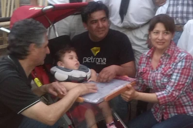 Donaron la silla para Agostina
