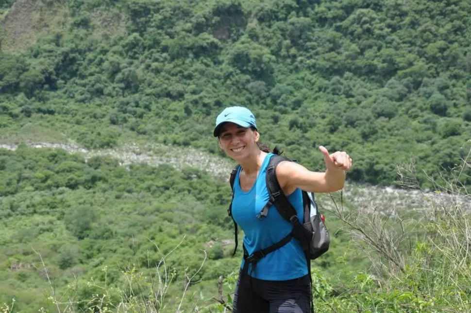 SIEMPRE SONRIENTE. La “Flaca” fue una apasionada de los deportes. 