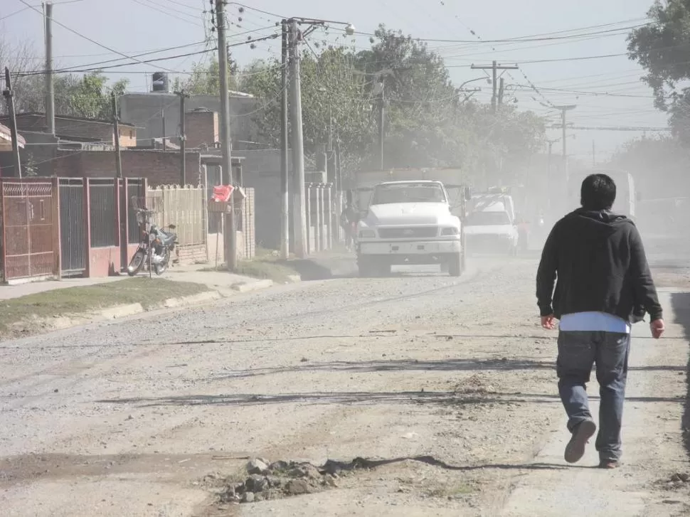 QUEJAS VECINALES. Habitantes reclamaron por el “abandono” del pueblo. la gaceta / foto de natalia viola