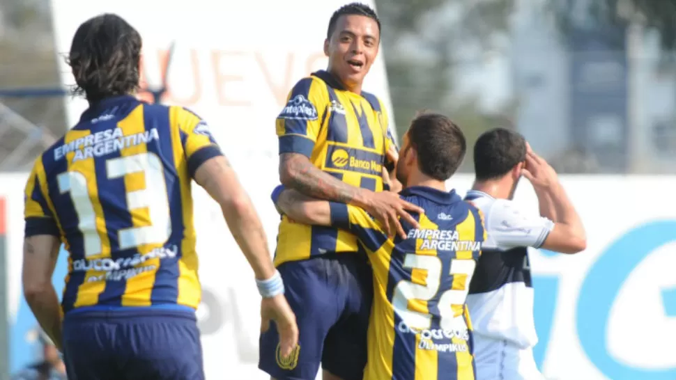 FESTEJO CANALLA. IMAGEN DE TYCSPORTS.COM