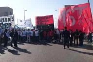 Bloquearon el puente Lucas Córdoba en el marco del paro nacional