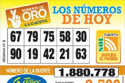 Los Números de Oro de LA GACETA