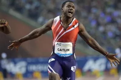 El estadounidense Gatlin cerró invicto la temporada de atletismo