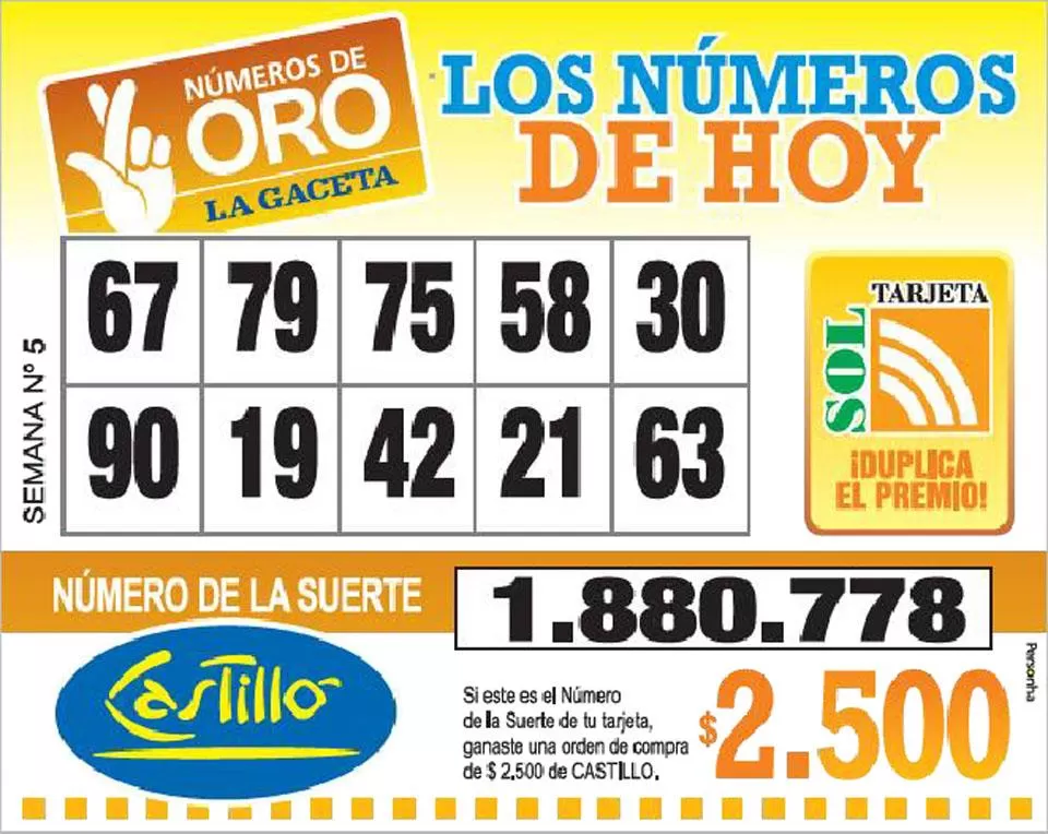 Los Números de Oro de LA GACETA