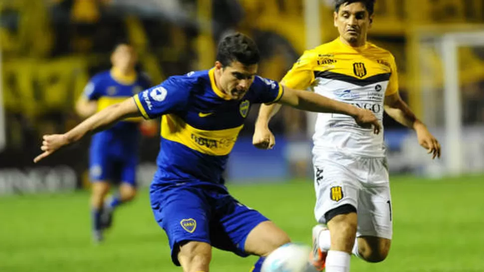 OTRA VEZ AL TRIUNFO. Boca le ganó 1 a 0 a  Olimpo en Bahía Blanca. FOTO TOMADA DE OLE.COM