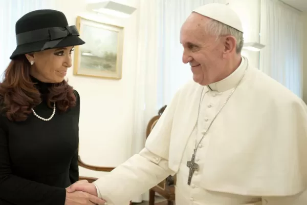 Francisco almorzará con Cristina Fernández en el Vaticano