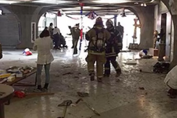 Una explosión en un subte deja al menos ocho heridos