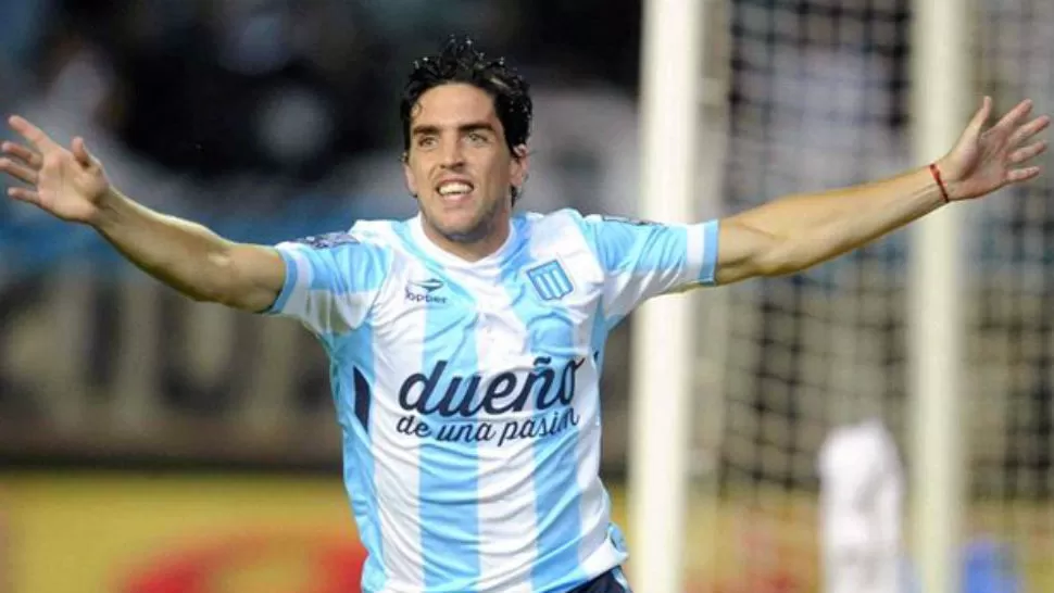 TRES PARTIDOS O CUATRO. Se perderá el delantero de Racing. FOTO TOMADA DE WWW.GOAL.COM