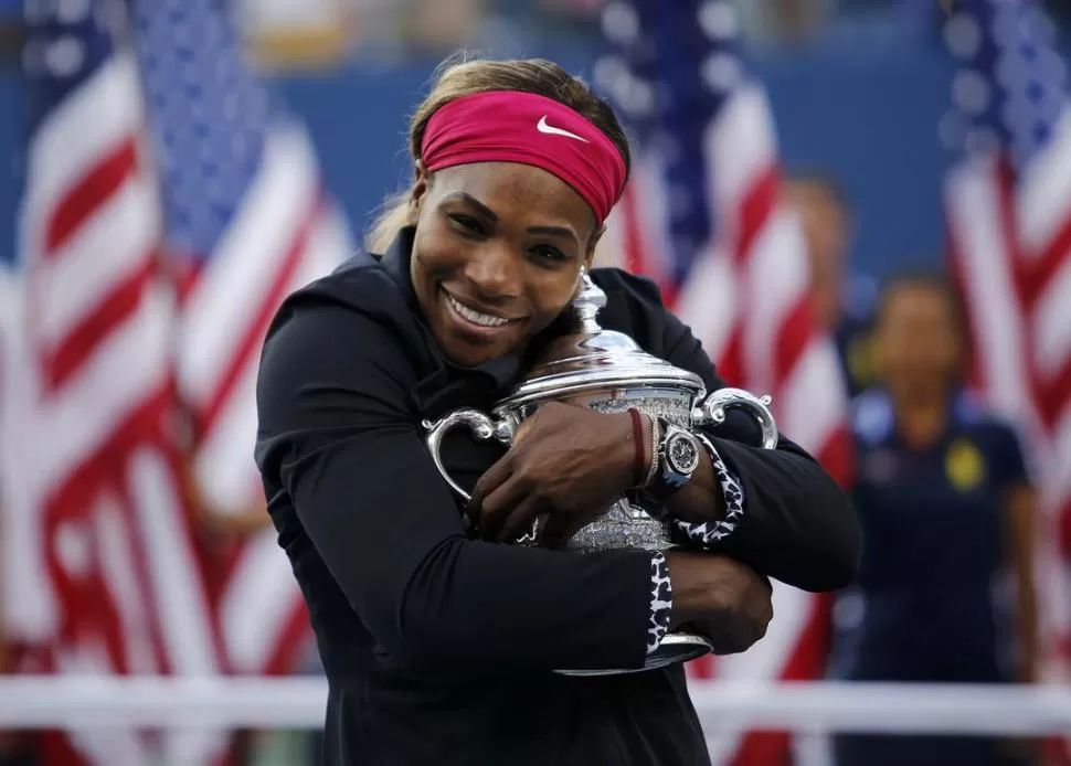 SÚPER CAMPEONA. Williams festejó en Nueva York por sexta vez. 