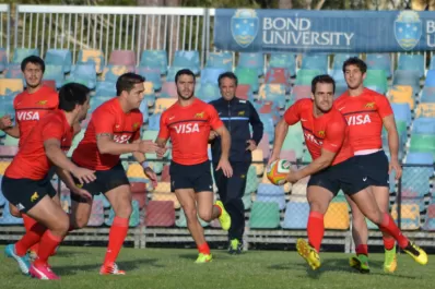 Los Pumas llegaron a Gold Coast y realizaron la primera práctica