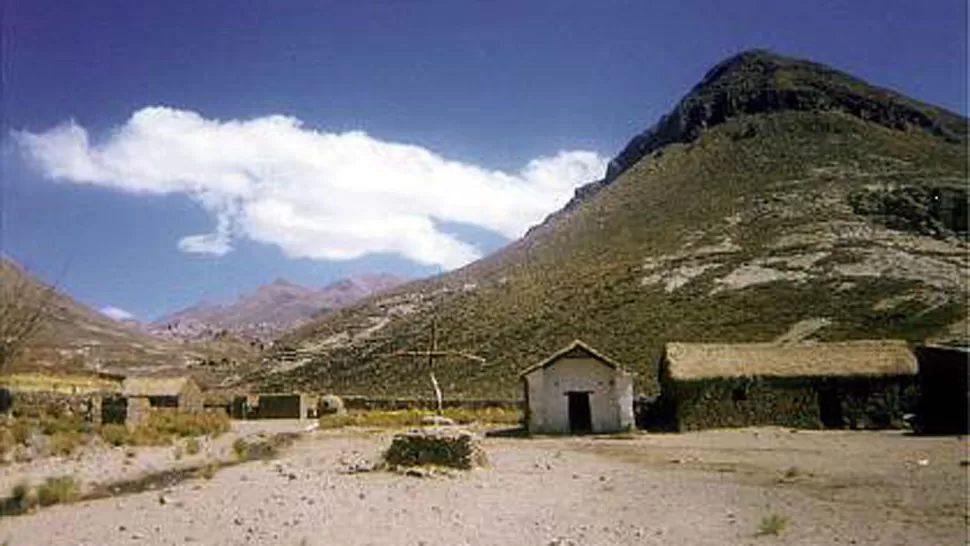 PUNA. Sayate Oeste, a 275 kilómetros de la capital de Jujuy. FOTO ARCHIVO