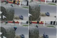 Acumulan basura junto a una gruta de la Virgen