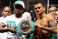 El Chino Maidana y Mayweather pasaron con éxito el pesaje