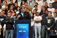 Máximo Kirchner habló en un acto público por primera vez