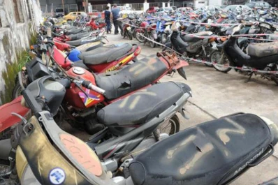 El Gobierno compactará 7000 motos que fueron secuestradas en operativos