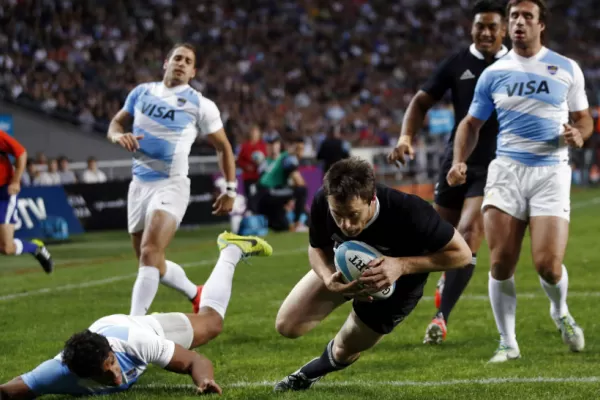 Los Pumas perdieron con los poderosos All Blacks, en La Plata