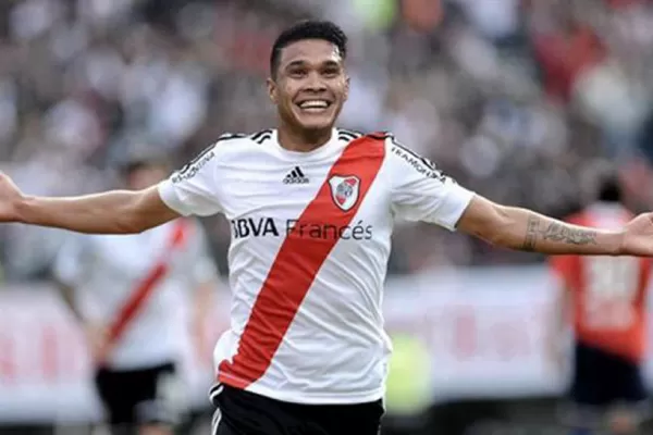 River logró reponerse ante Lanús, con gol de Teófilo Gutiérrez