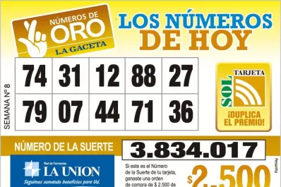Los Números de Oro de LA GACETA