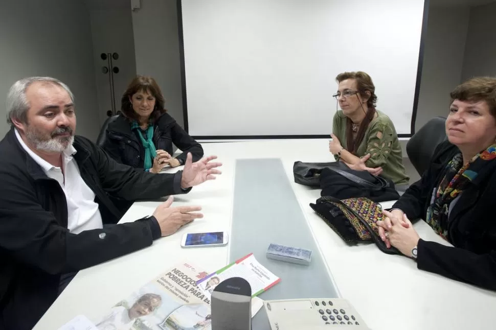 EN LA GACETA. Bodart, Ripoll, Di Cola y Alberstein criticaron al oficialismo. la gaceta / foto de Diego Aráoz